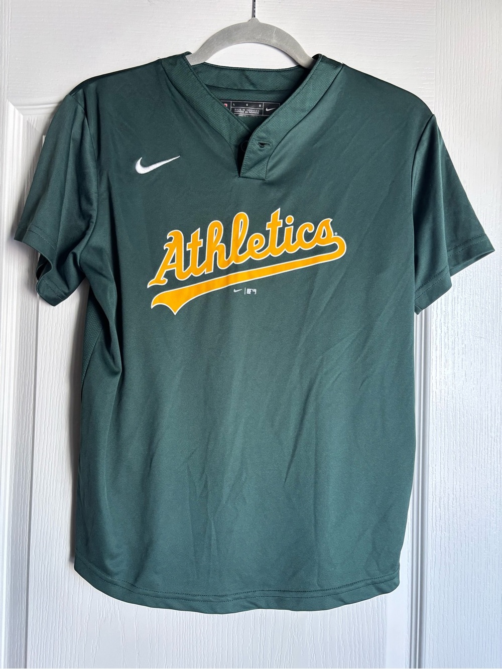 Nike MLB Oakland Athletics Jersey Tee #3 size Youth Large baseball